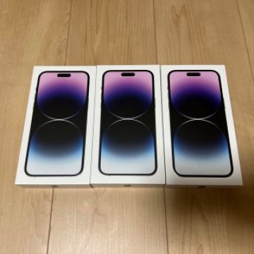 新品未開封　iphone14 pro MAX 256GB ディープパープル　3台