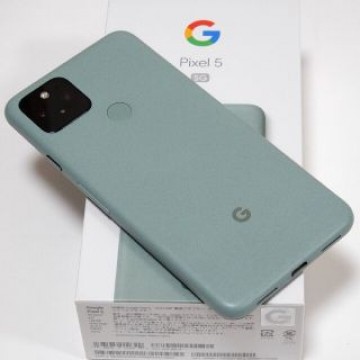 美品 SIMフリー Google Pixel 5 5G 128GB ソータセージ