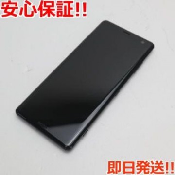 超美品 801SO Xperia XZ3 ブラック  SIMロック解除済み