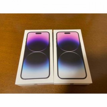 【新品,未開封】iPhone14 Pro Max パープル　256GB 2台