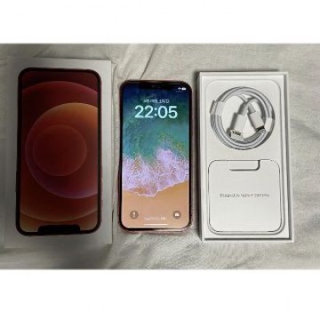 iPhone12 64GB au SIMフリー レッド極美品バッテリー 100％