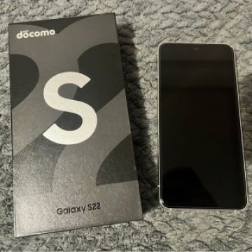 新品未使用　galaxy S22　ファントムホワイト