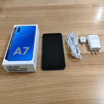 SAMSUNG Galaxy A7 ブルー SM-A750C SIMフリー