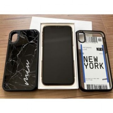 美品 iPhone XS 64GB SIMフリー Casetify2個付き