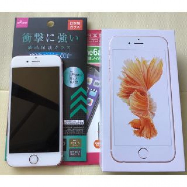 iPhone 6s 64GB ローズゴールド　simフリー　美品　おまけ付　本体