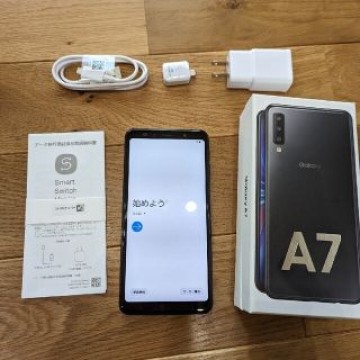 SAMSUNG Galaxy A7 ブラック SM-A750C SIMフリー