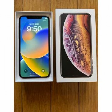 iphone xs 256G simフリー　ゴールド