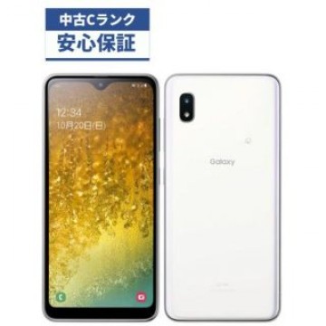 ★【中古品】au Galaxy A20  SCV46 ホワイト