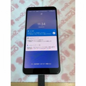 SIMフリー　pixel3aXL 64GB クリアホワイト　右上角欠け