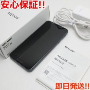 超美品 SIMフリー SH-M12 ブラック