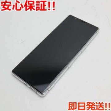 新品同様 SOV41 グレー スマホ 白ロム SIMロック解除済み