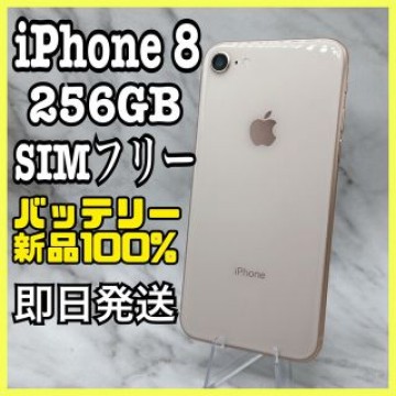 【美品】iPhone 8 Gold 256 GB SIMフリー