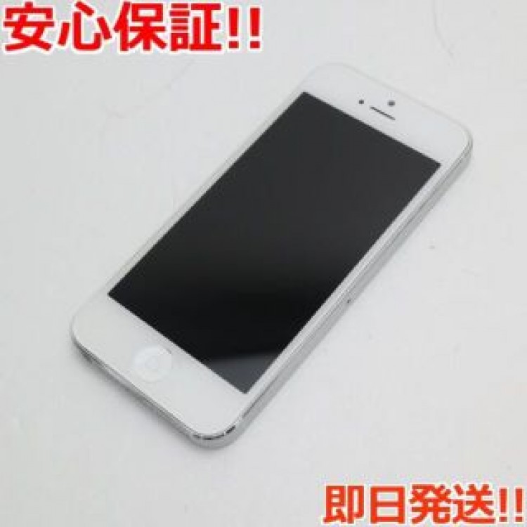 美品 iPhone5 64GB ホワイト 白ロム