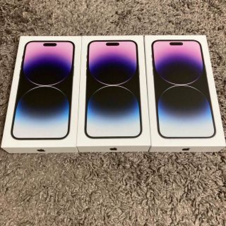 【新品未開封】iPhone 14 Pro Max 256GB 紫 3台セット