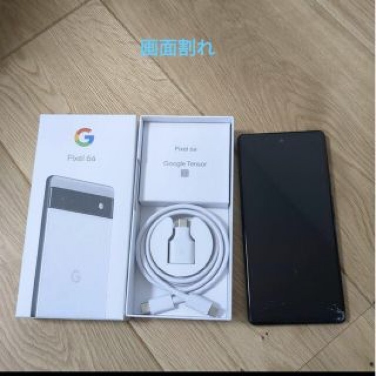 Google Pixel 6a Chalk 128 GB SIMフリー　画面割れ