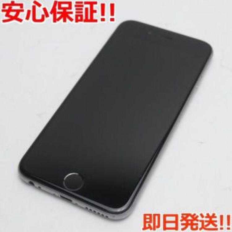 美品 au iPhone6 64GB スペースグレイ