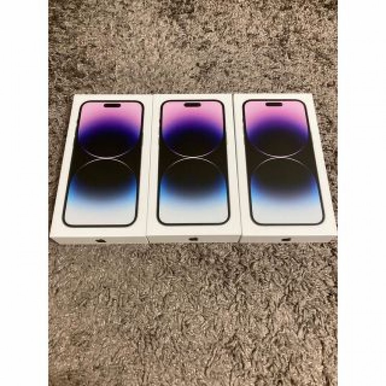 【新品未開封】iPhone 14 Pro Max 256GB 紫 3台セット