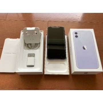 iPhone11 128GB バッテリー新品(正規品) 未使用付属品一式付き