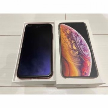 【画面割れ有】iPhoneXS ゴールド　256GB