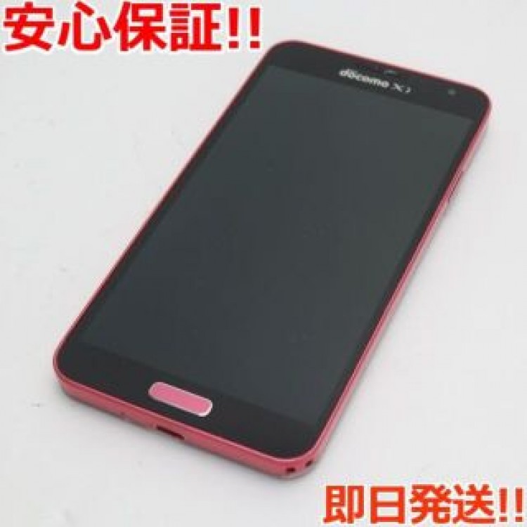 美品 SC-02F GALAXY J コーラルピンク