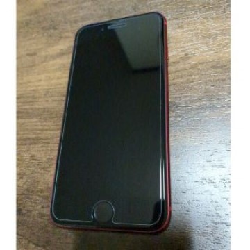 中古美品 iPhone SE2 64GB RED SIMフリー