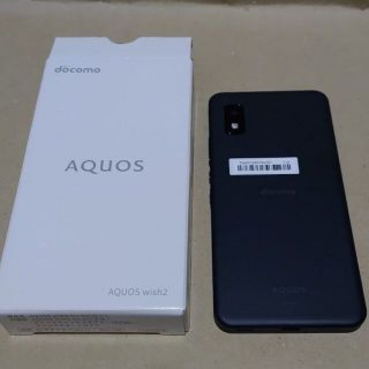 新品未使用 SHARP AQUOS wish2 チャコール ドコモSH-51C