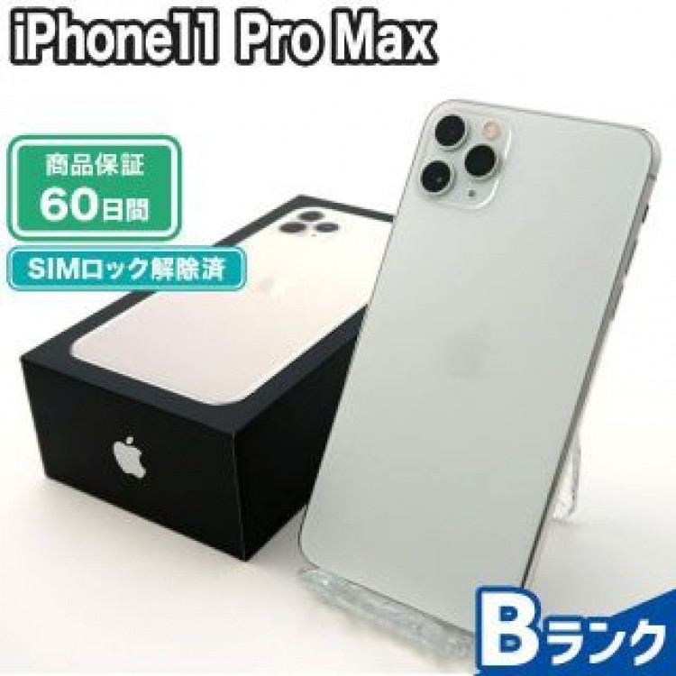 iPhone11 Pro Max 256GB シルバー docomo 中古 Bランク 本体【エコたん】