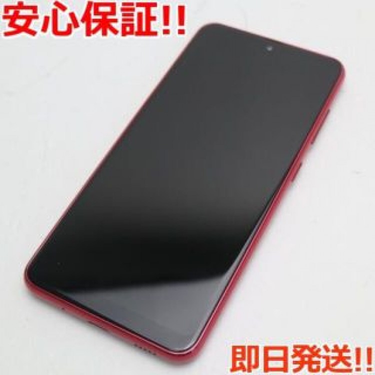 新品同様 SCV46 レッド   SIMロック解除済み