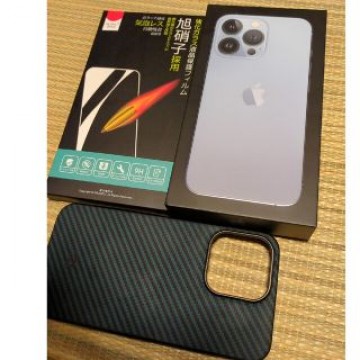 iPhone13 PRO 256G シエラブルー simフリー　おまけ付き