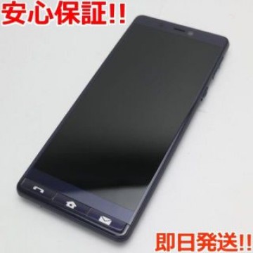 超美品 シンプル5 ネイビーブルー  SIMロック解除済み