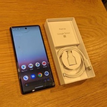 Google Pixel 6a Chalk 128GB (画面割れ)