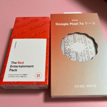 Google pixel7a coral 限定ケース　セット　新品