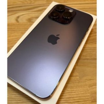 【美品、限定保証内】iPhone14pro 256gb ディープパープル