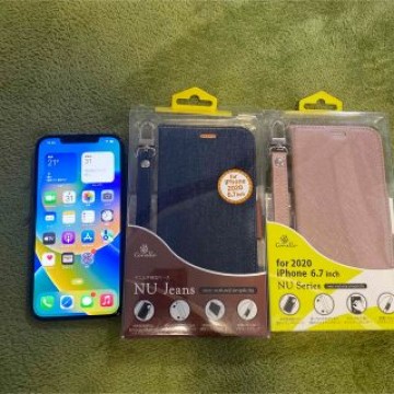 新品ケース付！美品iPhone12 pro MAX 256G パシフィックブルー