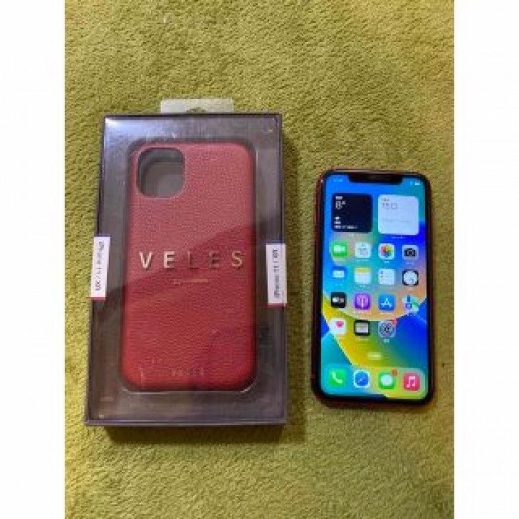 新品ケースガラスフィルム付！iPhone11  128G red 利用制限×