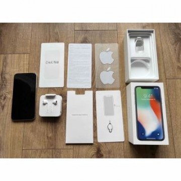 iPhone X SIMフリー Apple 256GB シルバー　中古