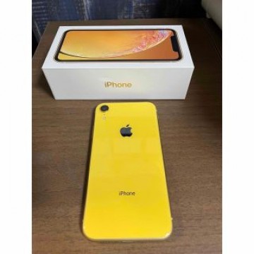 【美品】iPhone XR 128GB Yellow SIMフリー