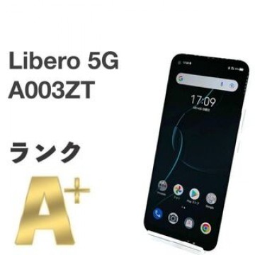 極美品 Libero 5G A003ZT ホワイト ワイモバイル ㉔