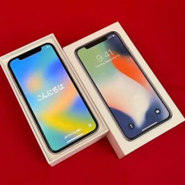 iPhone X Silver 64 GB SIMフリー スマホ本体 アイフォン