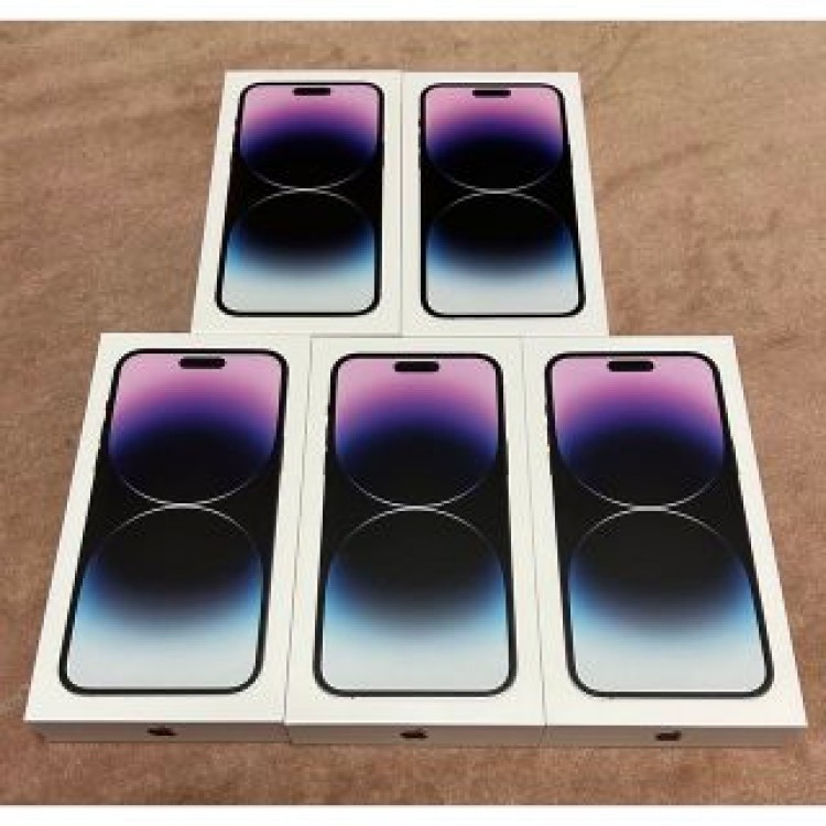 新品未開封　iPhone14 Pro  Max 256gb パープル　5台