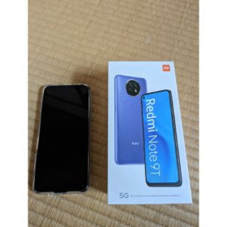 新品同様　xiaomi redmi note9t 128GB ロック解除済