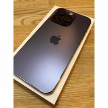 【美品、限定保証期間内】iPhone14 pro 256gb ディープパープル