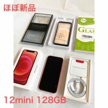 iPhone12mini 128GB RED SIMフリー 100％