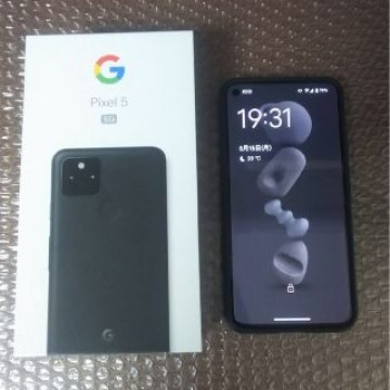Google Pixel5 無印 Just Black 128GB 注意点あり