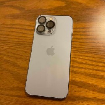 iPhone13 Pro 256GB シエラブルー　純正レザーケース付