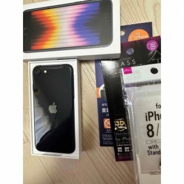 新品　アップル iPhoneSE 第3世代 64GB ミッドナイト au