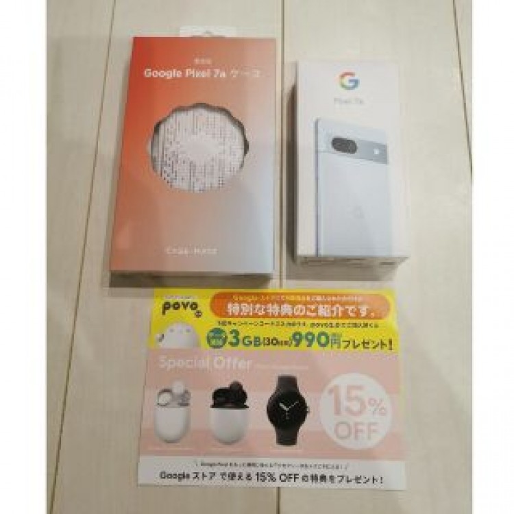 Google pixel7a sea Googleストア購入