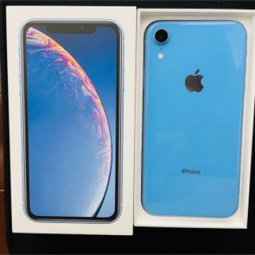 iPhone XR  128GB simフリー ブルー バッテリー82%