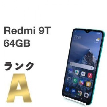 美品 Xiaomi Redmi 9T オーシャングリーン シムフリー 64GB㉞