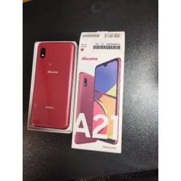 docomo Galaxy A21 SC-42A レッド Red スマートフォン